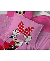 Sunny Side Up Disney Minnie Mouse Rainbow Dots Bed Set with Sham