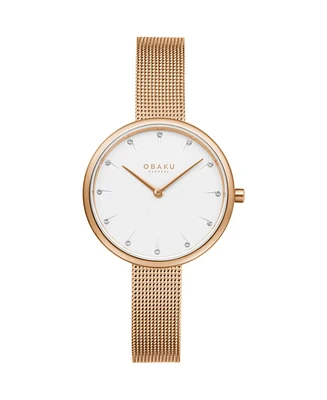 Obaku Women's Classic White Dial Watch