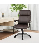 Sugift Swivel Ergonomic Office Chair Computer Desk Chair with Wheels