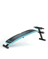 Sugift Abdominal Twister Trainer with Adjustable Height Exercise Bench