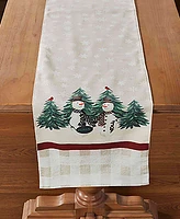 Avanti Country Snowman Polyester Runner, 14" x 72"