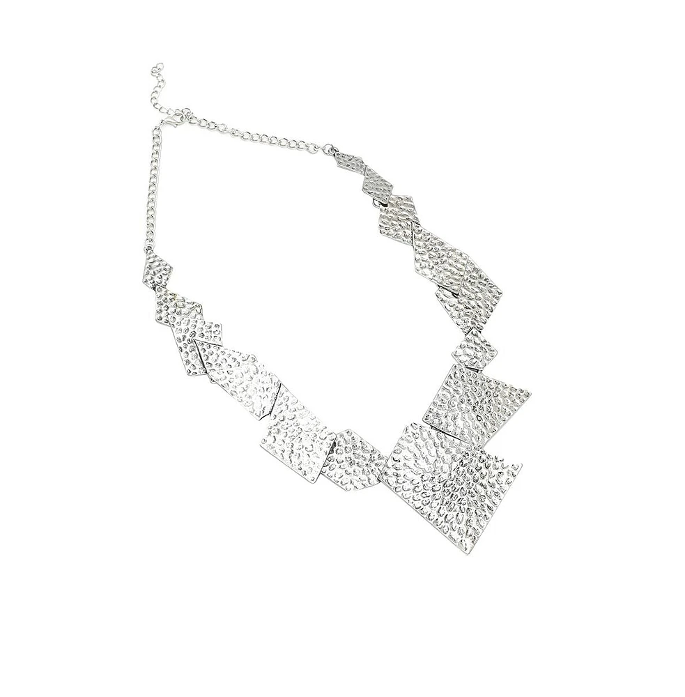 Sohi Women's Geometric Statement Necklace