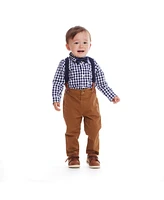 Andy & Evan Baby Boys Gingham Buttondown and Pants Set