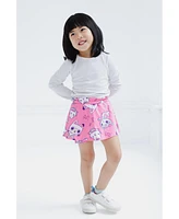 Dreamworks Gabby's Dollhouse Little Girls 2 Pack Skorts to