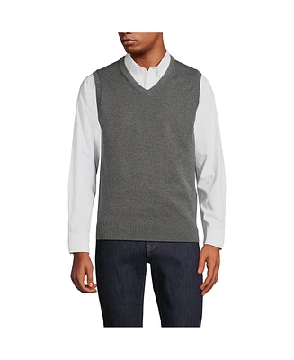 Lands' End Men's Fine Gauge Cotton Vest