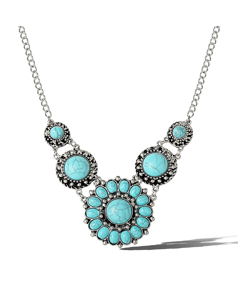 Jessica Simpson Turquoise Statement Necklace