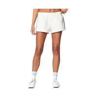 Edikted Women's Izzie Side Stripe Shorts