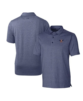 Cutter & Buck Men's Heather Blue Auburn Tigers Forge Stretch Polo