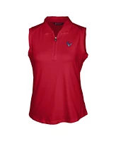 Cutter & Buck Women's Red Houston Texans Americana Logo Forge DryTec Stretch Sleeveless Polo