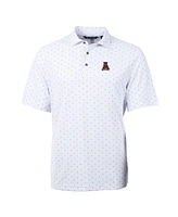 Cutter & Buck Men's White Alabama Crimson Tide Virtue Eco Pique Tile Polo