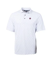 Cutter & Buck Men's White Ecu Pirates Virtue Eco Pique Tile Polo