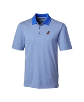 Cutter & Buck Men's Blue Florida Gators Forge Tonal Stripe Stretch Polo