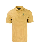 Cutter & Buck Men's Gold Oregon Ducks Forge Eco Double Stripe Stretch Polo