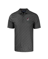 Cutter & Buck Men's Georgia Bulldogs Pike Eco Pebble Print Stretch Polo