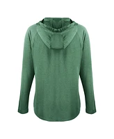 Cutter & Buck Women's Hunter Green Bay Packers Coastline Epic Comfort Eco Raglan Pullover Hoodie