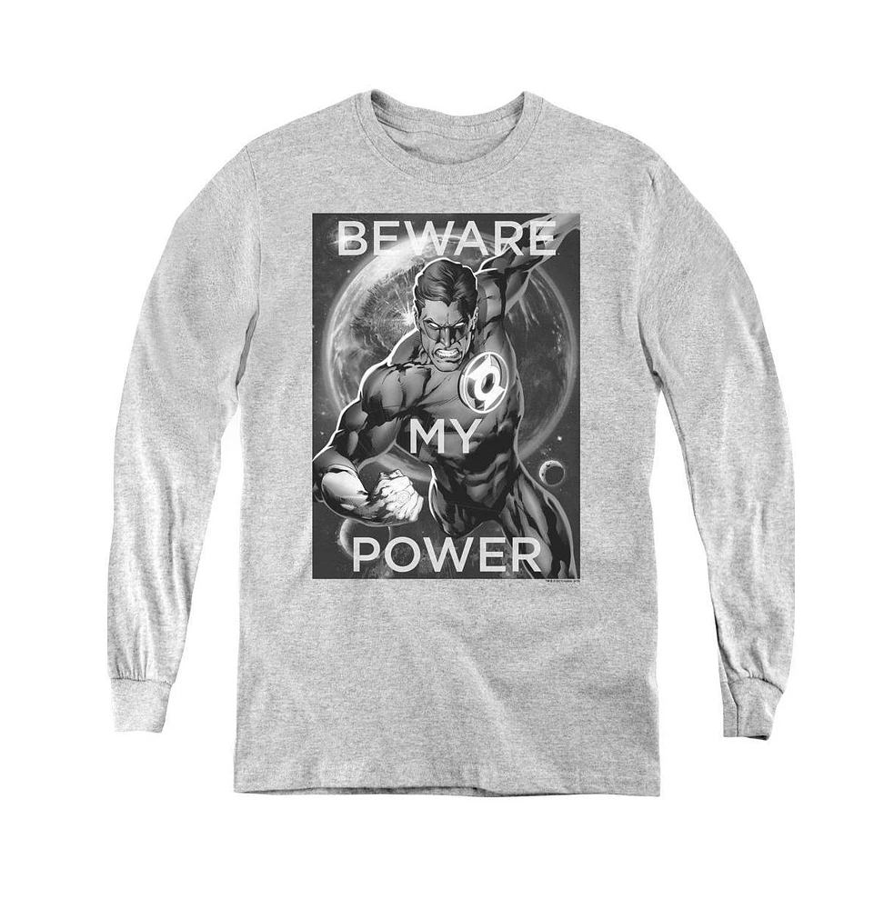 Dc Comics Boys Youth Power Long Sleeve Sweatshirts