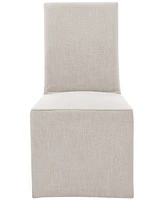Abbyson Living 39" 2-Pc. Wood Mindy Sunbrella Slipcover Dining Chair