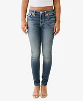 True Religion Women's Jennie Skinny Super T Flap Jean