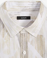 Alfani Men's Printed Short-Sleeve Shirt, Created for Macy's