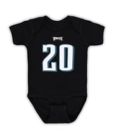 Mitchell & Ness Infant Brian Dawkins Black Philadelphia Eagles Mainliner Retired Player Name Number Bodysuit