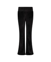 adidas Big Girls Rib Velour Vented Flare Leg Pant