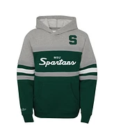 Mitchell & Ness Big Boys and Girls Green Michigan State Spartans Head Coach Hoodie