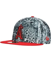 New Era Men's Black Los Angeles Angels Sands 59FIFTY Fitted Hat