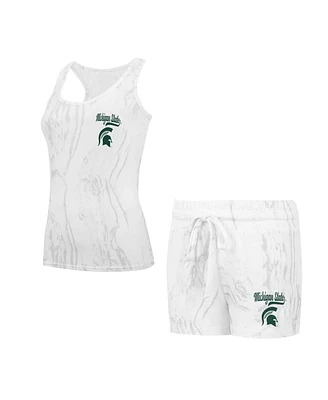 Concepts Sport Women's Michigan State Spartans Quartz Tank Top Shorts Set