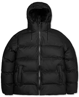 Rains Men's Alta Waterproof Hooded Puffer Jacket