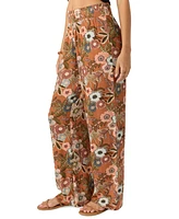 O'Neill Juniors' Jonie Woven Pull-On Wide-Leg Pants