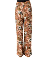 O'Neill Juniors' Jonie Woven Pull-On Wide-Leg Pants