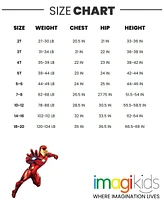 Marvel Boys Spider-Man Avengers Fleece Cosplay Pullover Hoodie and Jogger Pants Outfit Set to (2T