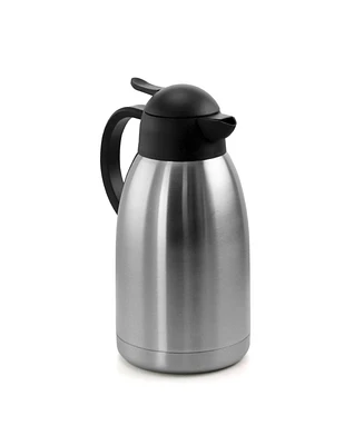 Megachef 2 Liter Stainless Steel Thermal Beverage Carafe for Coffee and Tea