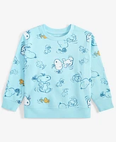 Epic Threads Toddler Boys Snoopy Allover Print Fleece Sweatshirt, Created for Macy's