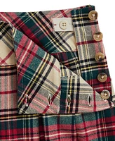 Polo Ralph Lauren Big Girls Plaid Pleated Cotton Twill Skirt