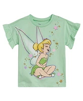 Disney Toddler Girls Classics Princess Lilo & Stitch Winnie the Pooh T-Shirt Chambray Shorts to (12 Months - 14-16)