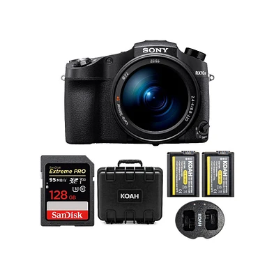 Sony CyberShot RX10 Iv Digital Camera with 128GB Sd Card and Accessory Bundle