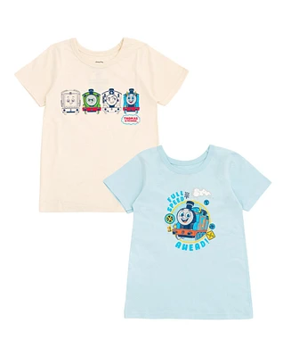 Thomas & Friends Toddler Boys Tank Engine 2 Pack T-Shirts to