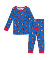 Dc Comics Toddler Boys Justice League Pajama Shirt and Pants Sleep Set