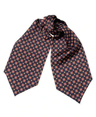 Elizabetta Men's Barberini - Silk Ascot Cravat Tie for Men