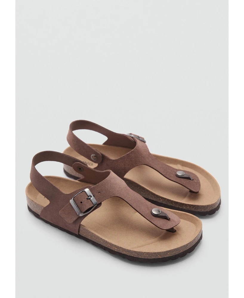 Mango Men's Leather Strap Sandals