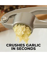 Zulay Kitchen Premium Garlic Press - Durable Masher with Soft, Easy to Squeeze Handle