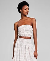 And Now This Women's Cotton Strapless Tube Top, Created for Macy's