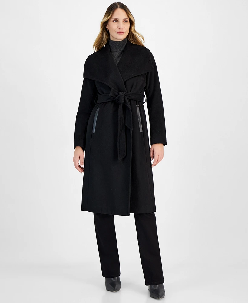 Michael Kors Women's Belted Wrap Coat