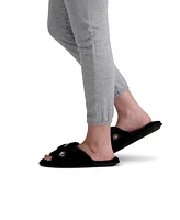 Jessica Simpson Women's Embellished Cross Band Slide Slippers