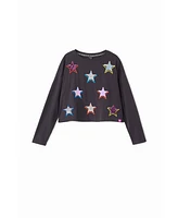 Desigual Girls Girls's Colorful stars T-shirt