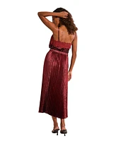 FatFace Women's Gaia Metallic Skirt