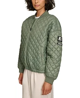 Starter Women's Quilted Bomber Jacket