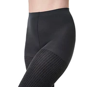 Spanx Women's Rib-Knit Shorty Shaping Tights 10474R