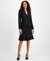 Le Suit Women's Trumpet Skirt Suit, Regular & Petite